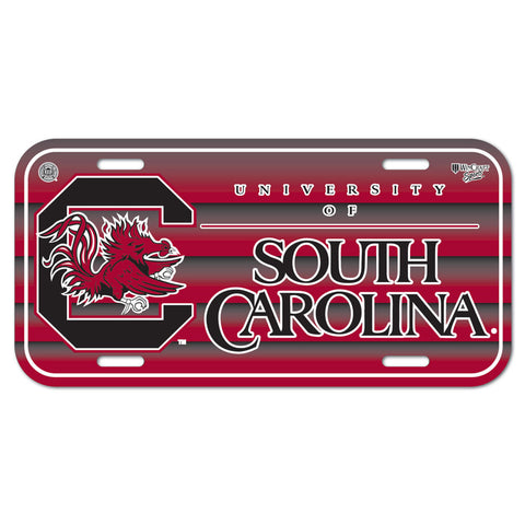 South Carolina Gamecocks Plastic License Plate-0
