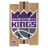 Sacramento Kings Sign 11x17 Wood Fence Style T/B-0