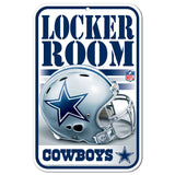 Dallas Cowboys Sign 11x17 Plastic Locker Room Design-0