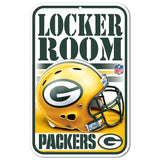 Green Bay Packers Sign 11x17 Plastic Locker Room Design-0