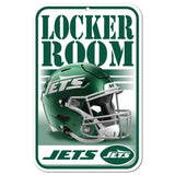 New York Jets Sign 11x17 Plastic Locker Room Design-0