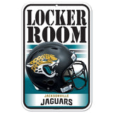 Jacksonville Jaguars Sign 11x17 Plastic Locker Room Design-0