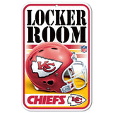 Kansas City Chiefs Sign 11x17 Plastic Locker Room Design-0