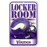 Minnesota Vikings Sign 11x17 Plastic Locker Room Design-0