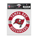 Tampa Bay Buccaneers Decal 3.75x5 Patch Fan-0