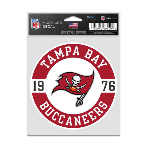Tampa Bay Buccaneers Decal 3.75x5 Patch Fan-0