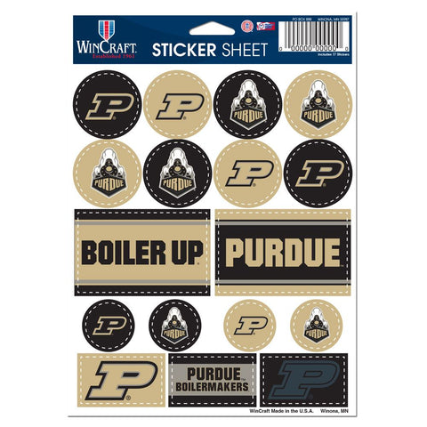 Purdue Boilermakers Decal Sheet 5x7 Vinyl-0