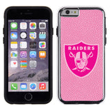 Las Vegas Raiders Phone Case Pink Football Pebble Grain Feel iPhone 6 CO-0