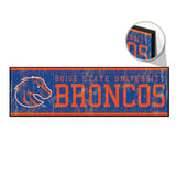 Boise State Broncos Sign 9x30 Wood Yard Marker-0