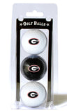 Georgia Bulldogs 3 Pack of Golf Balls - Special Order-0