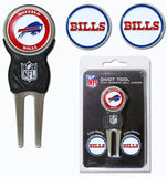 Buffalo Bills Golf Divot Tool with 3 Markers - Special Order-0