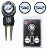 Philadelphia Eagles Golf Divot Tool with 3 Markers-0