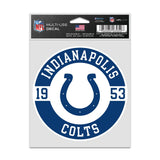 Indianapolis Colts Decal 3.75x5 Patch Fan-0