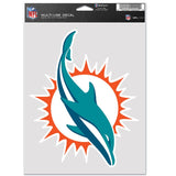 Miami Dolphins Decal Multi Use Fan Single-0