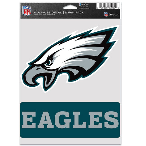 Philadelphia Eagles Decal Multi Use Fan 2 Pack-0