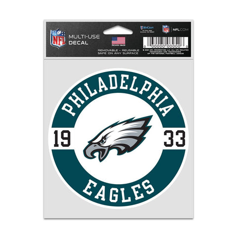 Philadelphia Eagles Decal 3.75x5 Patch Fan-0