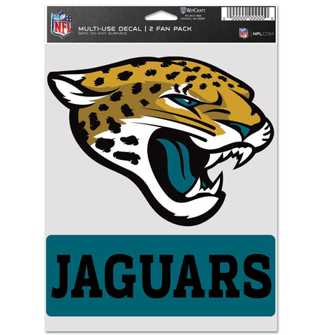 Jacksonville Jaguars Decal Multi Use Fan 2 Pack-0