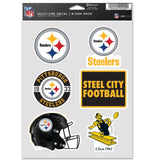 Pittsburgh Steelers Decal Multi Use Fan 6 Pack-0