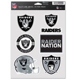 Las Vegas Raiders Decal Multi Use Fan 6 Pack-0
