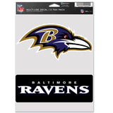Baltimore Ravens Decal Multi Use Fan 2 Pack-0