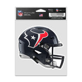 Houston Texans Decal 3.75x5 Helmet Fan-0