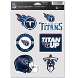 Tennessee Titans Decal Multi Use Fan 6 Pack-0