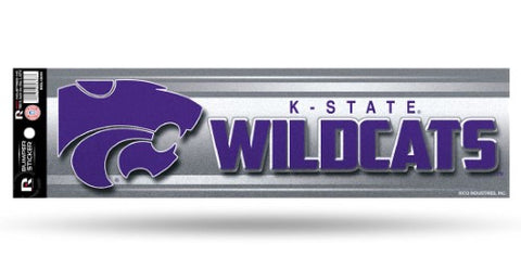 Kansas State Wildcats Decal Bumper Sticker Glitter-0