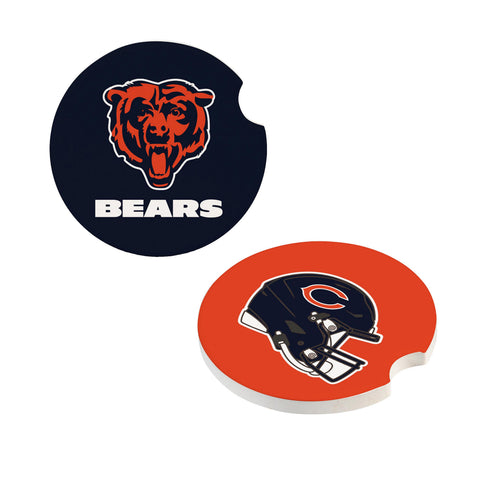 Chicago Bears Car Coaster Set 2 Pack-0