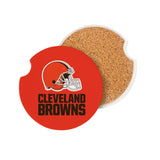 Cleveland Browns Car Coaster Set 2 Pack-1