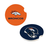Denver Broncos Car Coaster Set 2 Pack-0