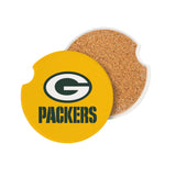 Green Bay Packers Car Coaster Set 2 Pack-1