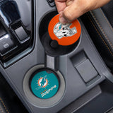 Miami Dolphins Car Coaster Set 2 Pack-5
