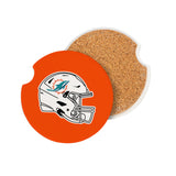 Miami Dolphins Car Coaster Set 2 Pack-1