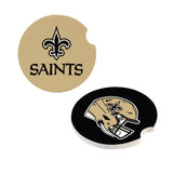 New Orleans Saints Car Coaster Set 2 Pack-0