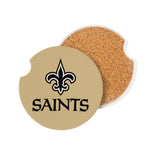 New Orleans Saints Car Coaster Set 2 Pack-1