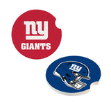 New York Giants Car Coaster Set 2 Pack-0