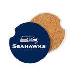 Seattle Seahawks Car Coaster Set 2 Pack-1
