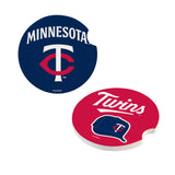 Minnesota Twins Car Coaster Set 2 Pack-0