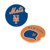 New York Mets Car Coaster Set 2 Pack-0