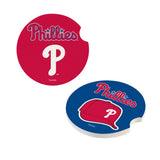 Philadelphia Phillies Car Coaster Set 2 Pack-0