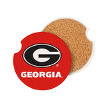 Georgia Bulldogs Car Coaster Set 2 Pack-1