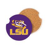 LSU Tigers Car Coaster Set 2 Pack-1