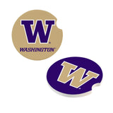 Washington Huskies Car Coaster Set 2 Pack-0