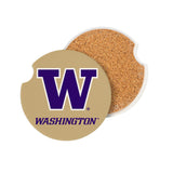 Washington Huskies Car Coaster Set 2 Pack-1