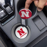 Nebraska Cornhuskers Car Coaster Set 2 Pack Periodic Restock-2