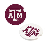 Texas A&M Aggies Car Coaster Set 2 Pack-1