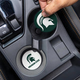Michigan State Spartans Car Coaster Set 2 Pack-4