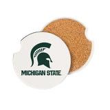 Michigan State Spartans Car Coaster Set 2 Pack-1