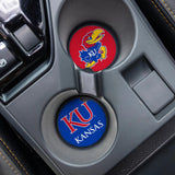 Kansas Jayhawks Car Coaster Set 2 Pack-3