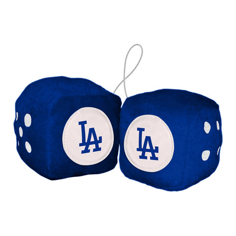 Los Angeles Dodgers Fuzzy Dice-0